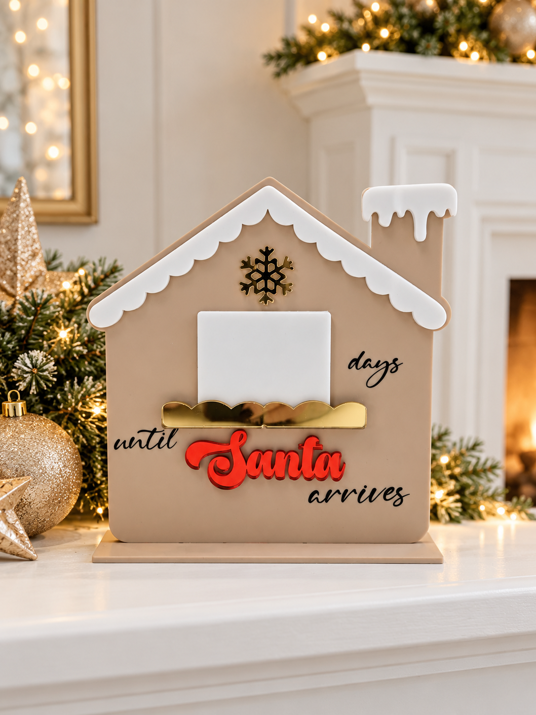 Christmas countdown sign