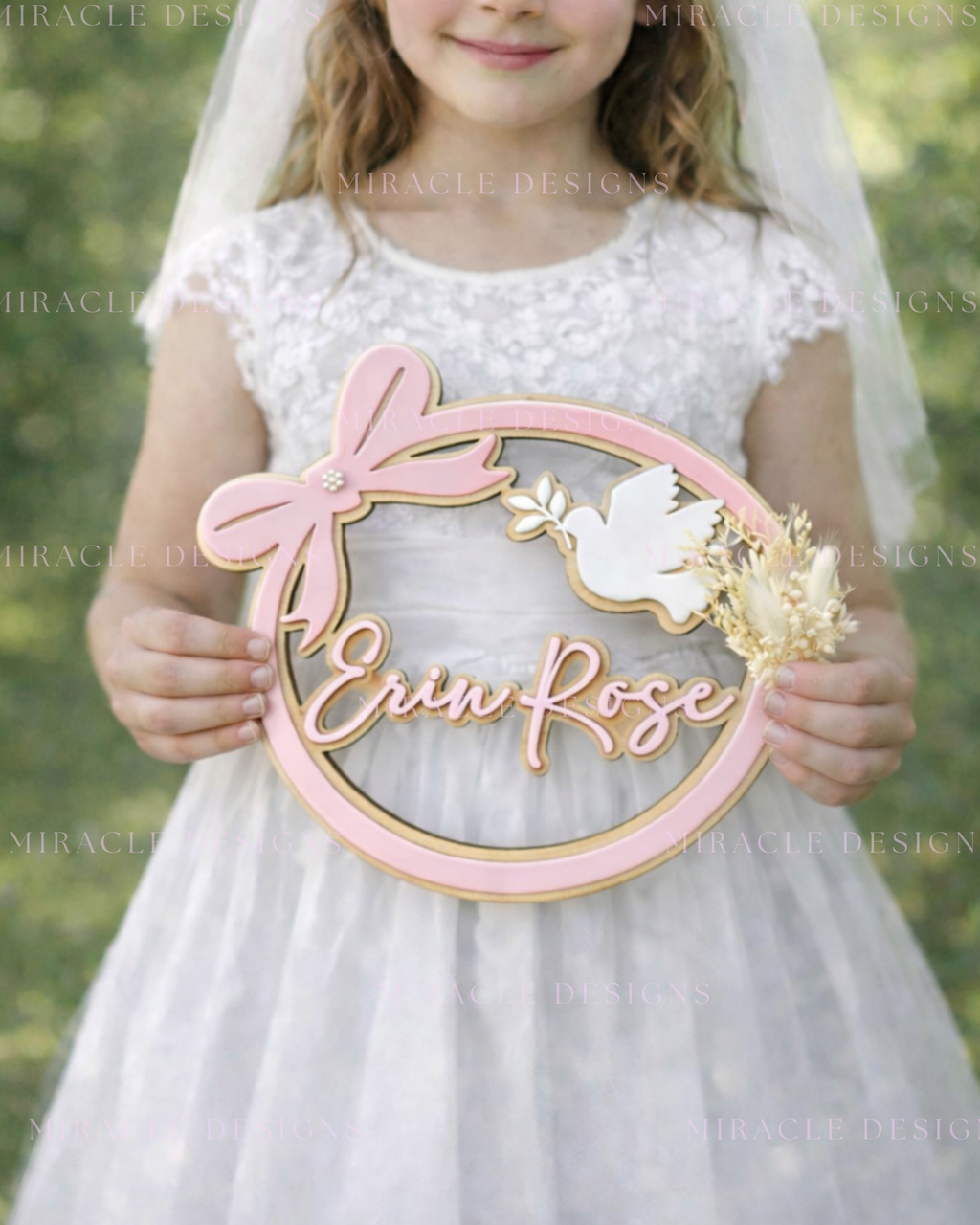 Personalised Name hoop