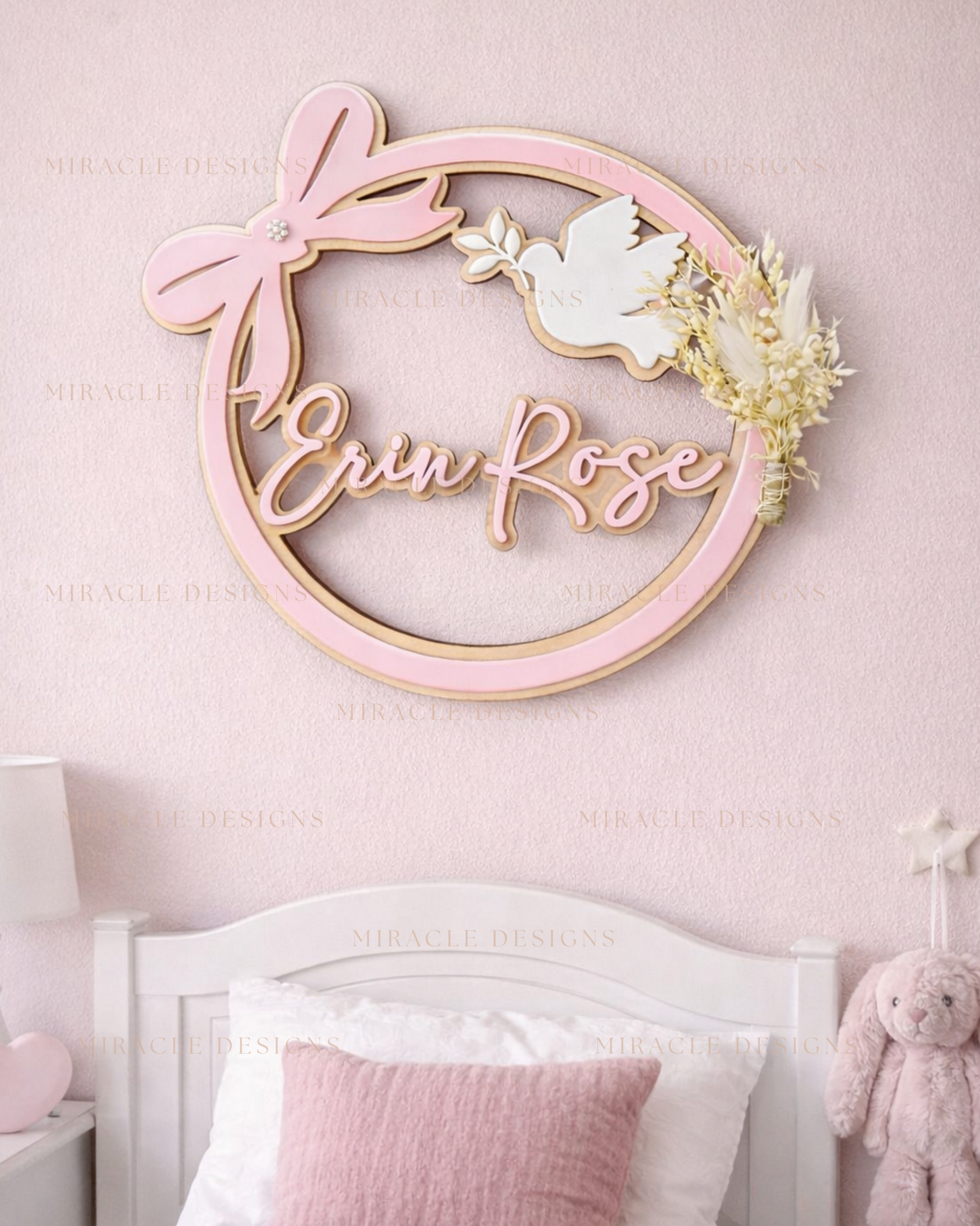Personalised Name hoop