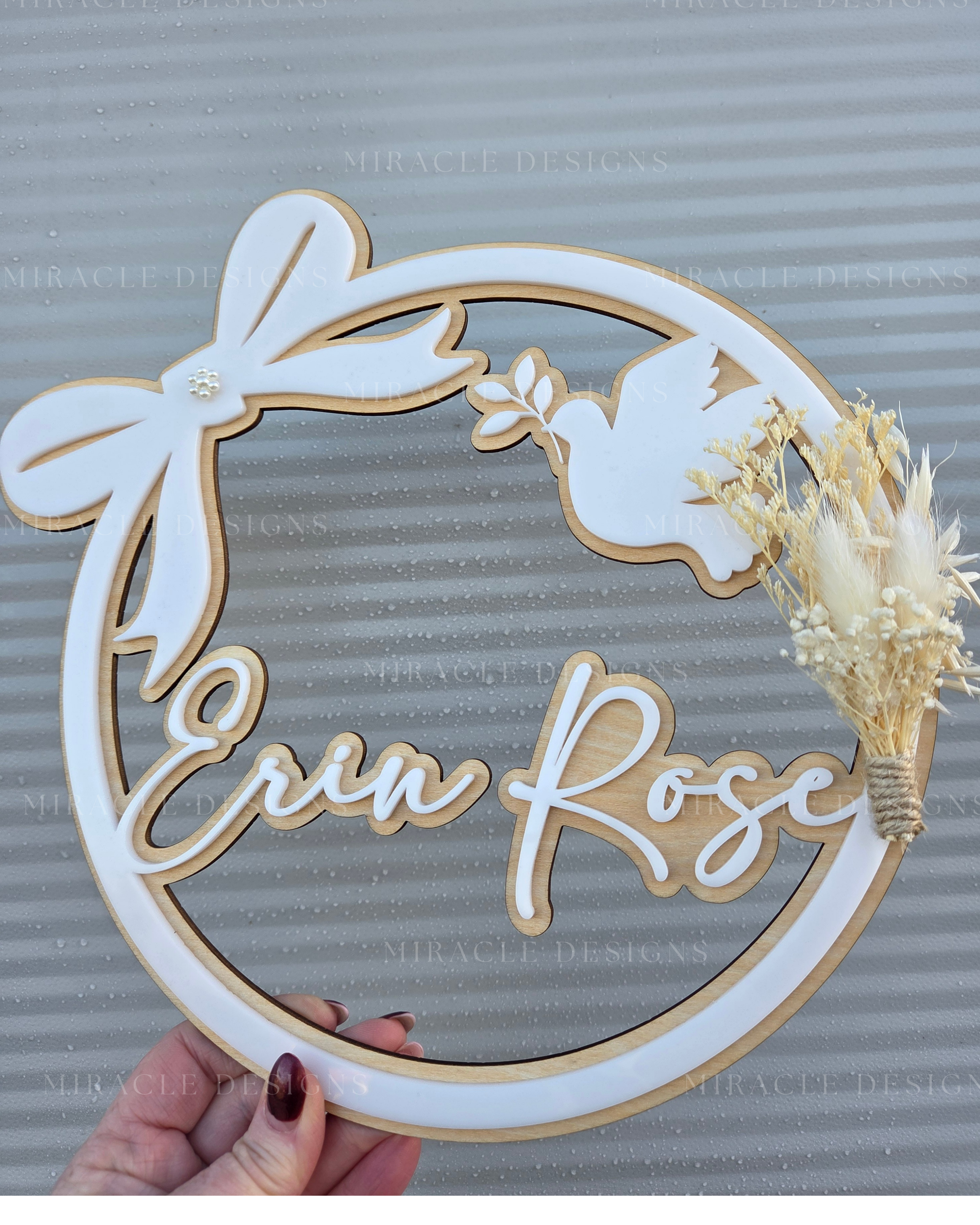Personalised Name hoop
