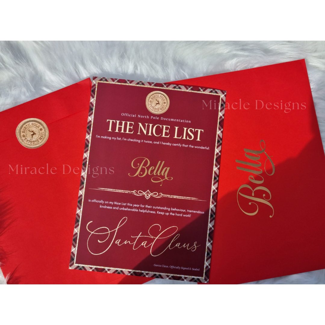 Nice list letters