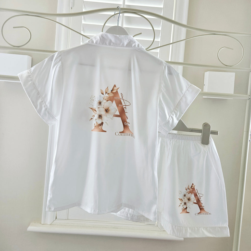 Satin short sleeve Pj's