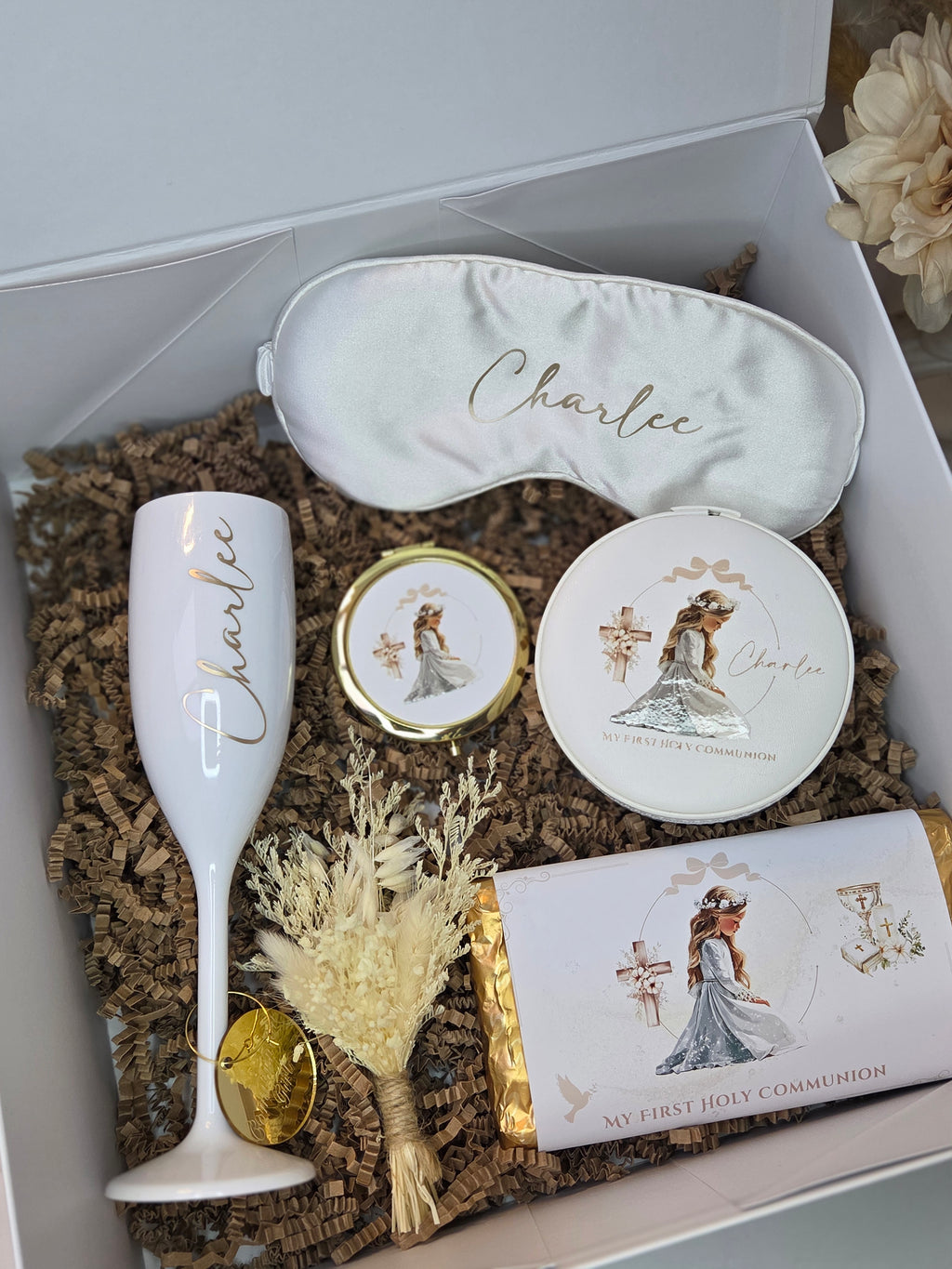 Personalised bespoke Communion gift box