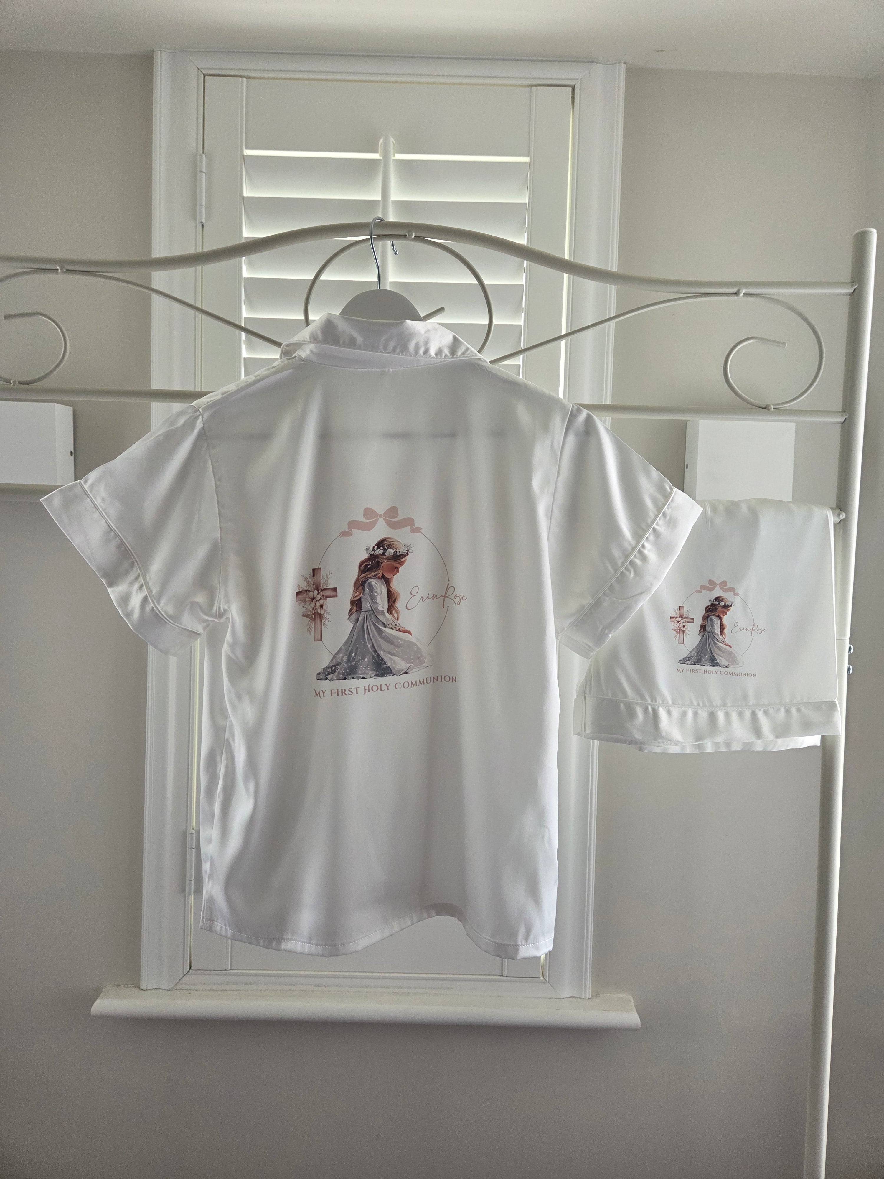 Satin short sleeve Pj's