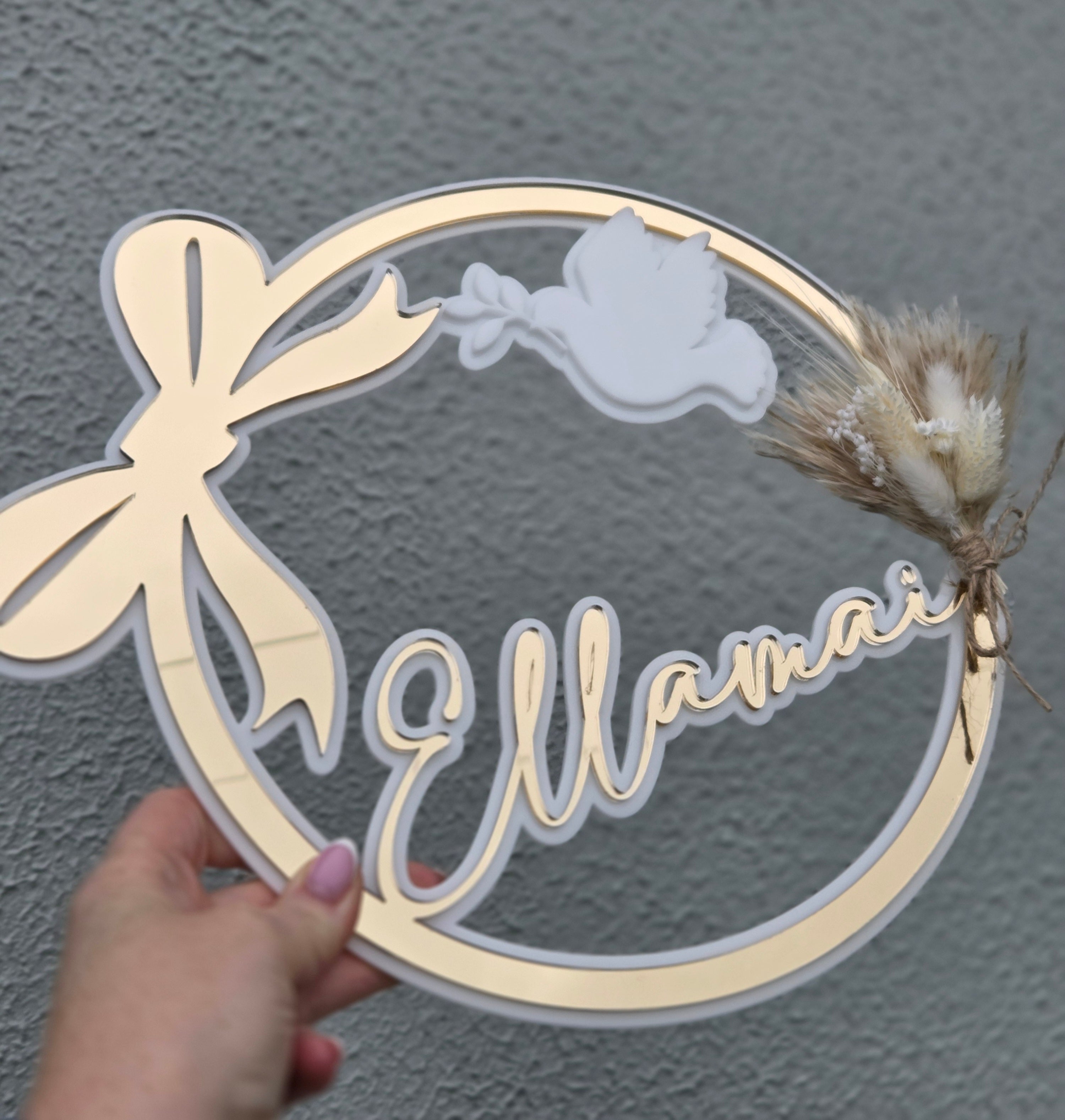 Personalised Name hoop