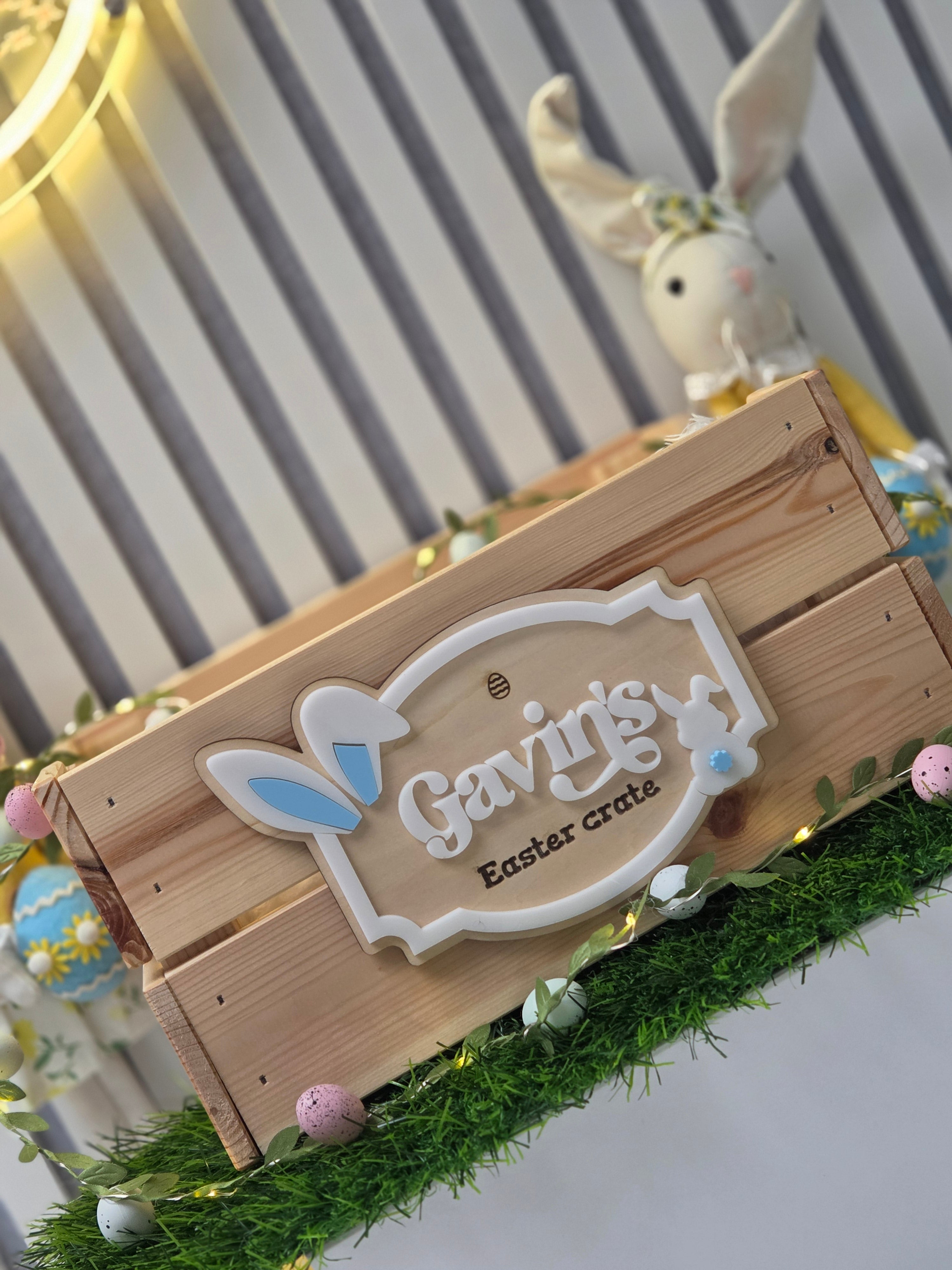 🐰 Easter wooden crates & plaques ✨️