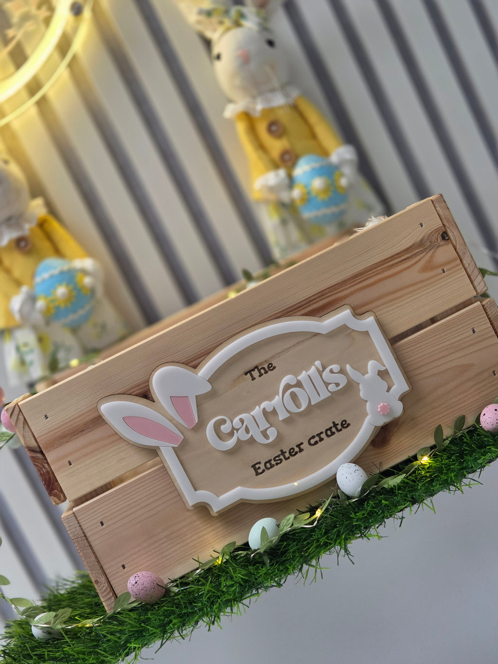 🐰 Easter wooden crates & plaques ✨️