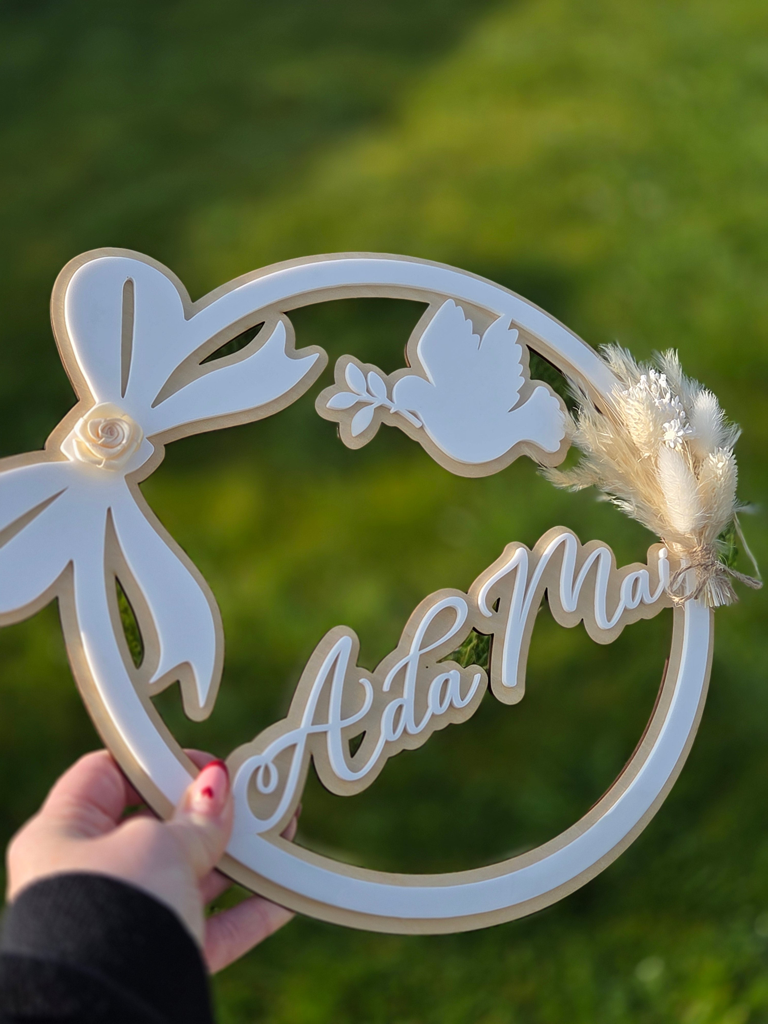 Personalised Name hoop