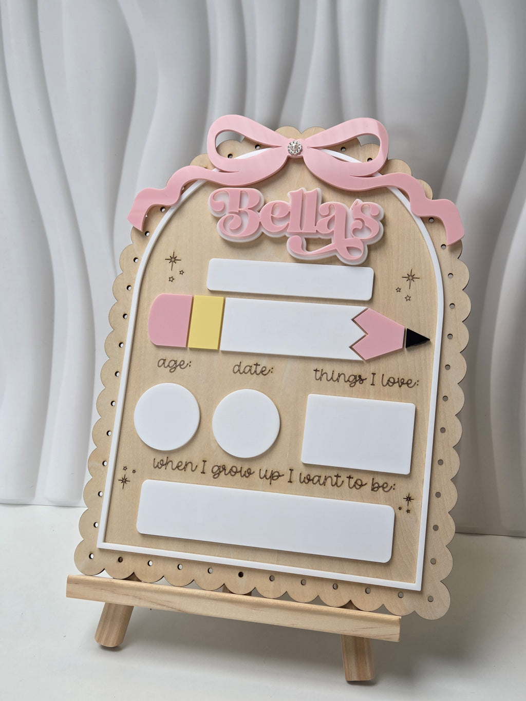 Personalised First Day of School / Preschool Sign