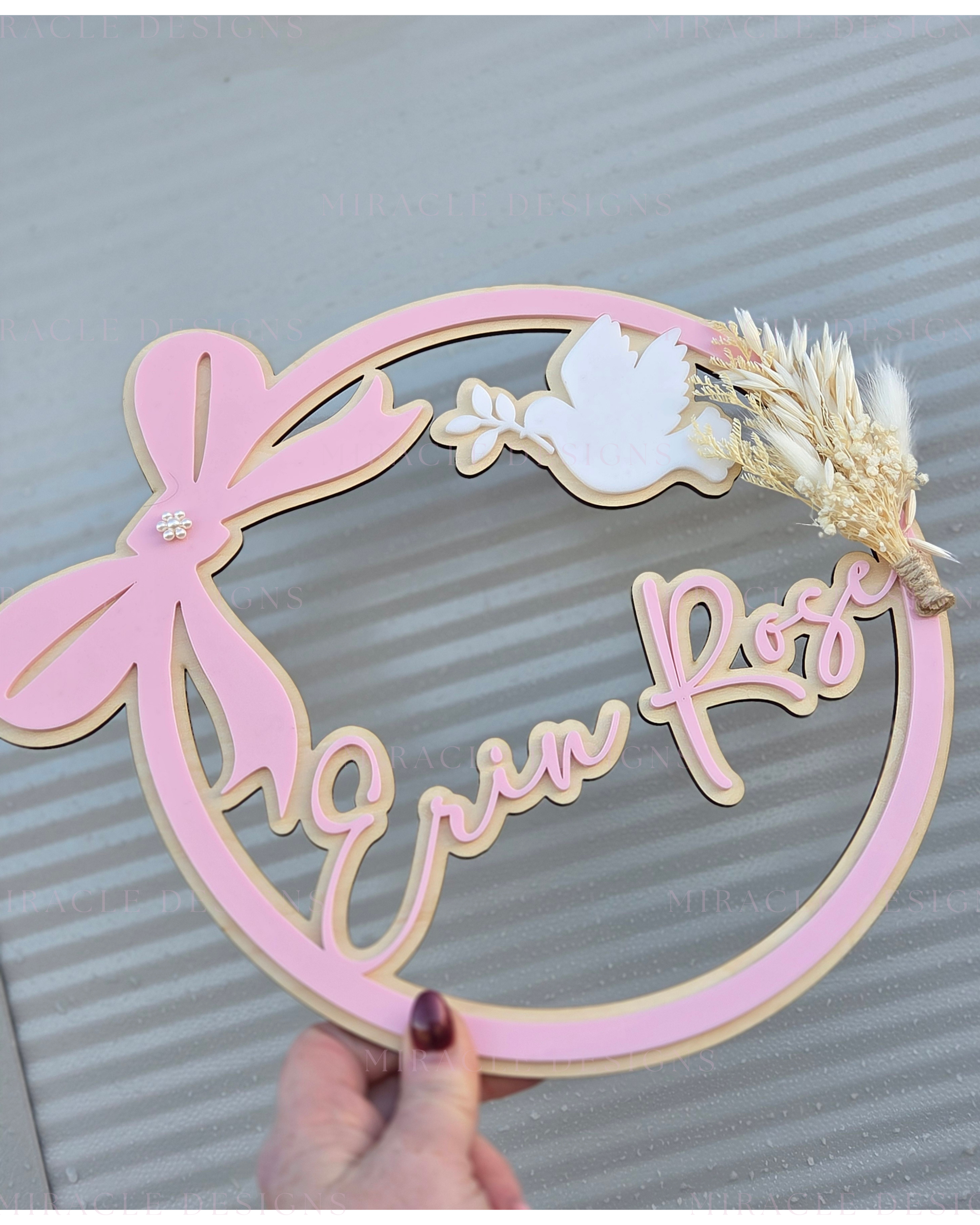 Personalised Name hoop