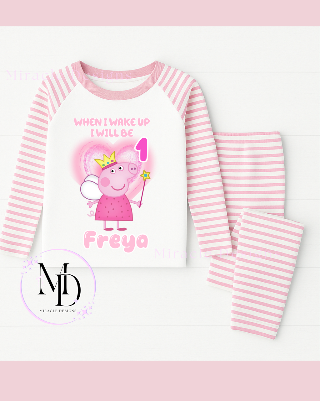 Kids personalised pj's