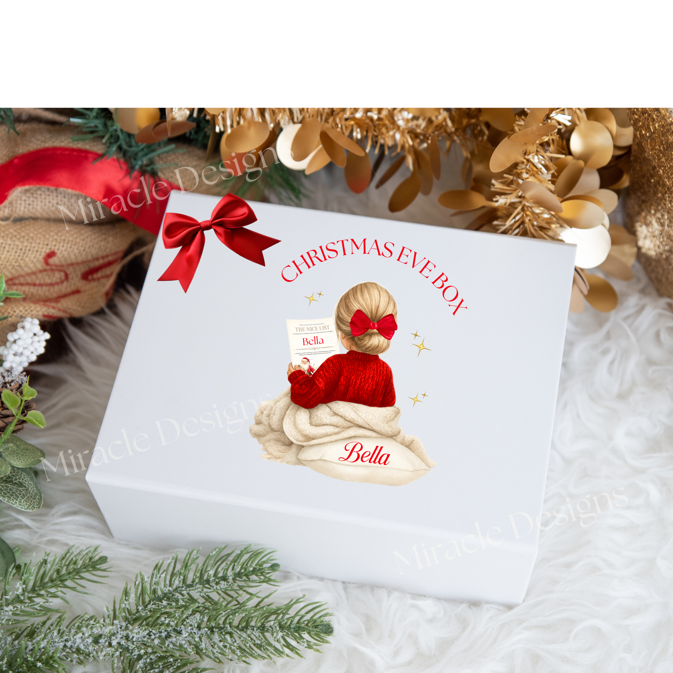 Luxury Christmas eve magnetic boxes