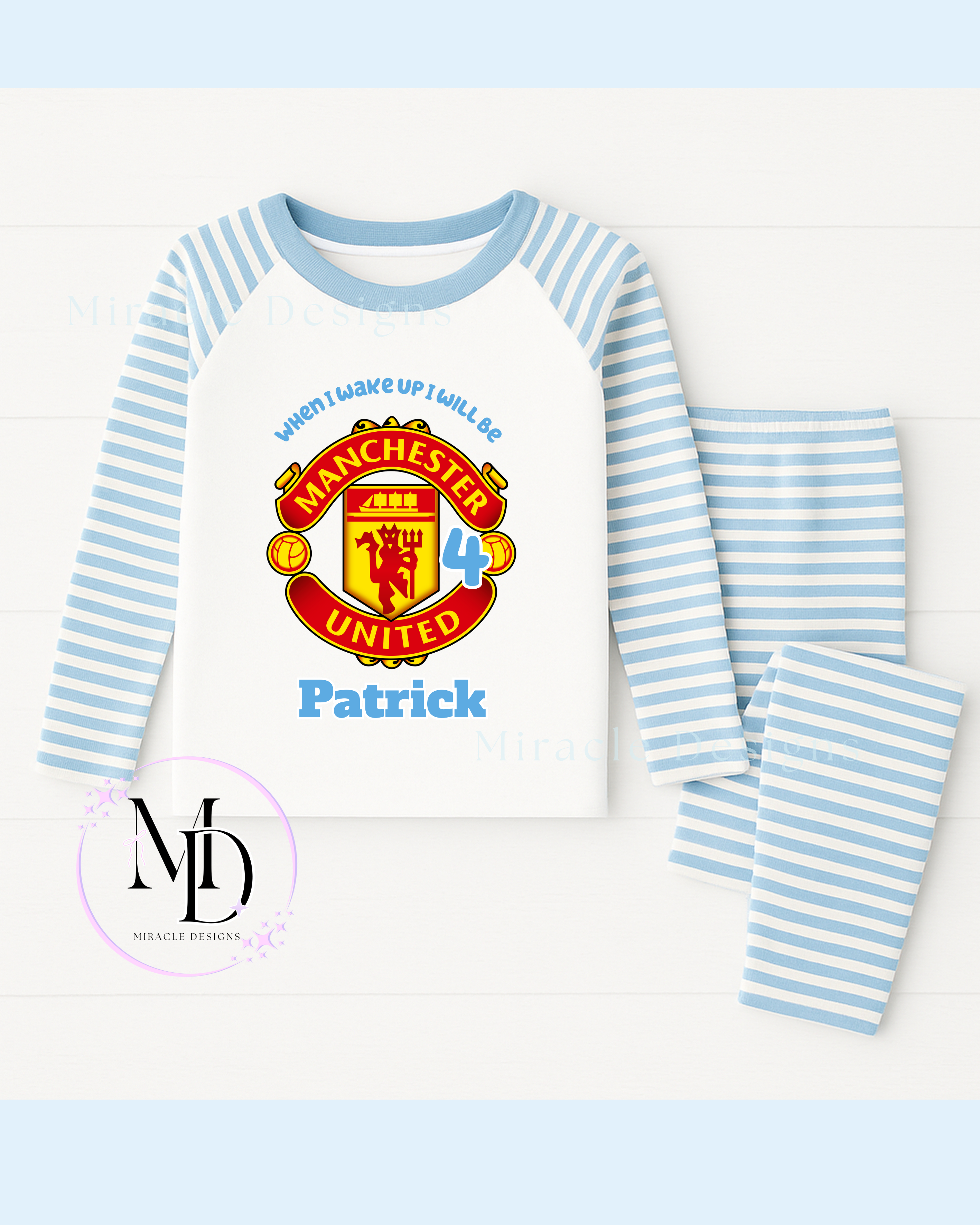 Kids personalised pj's