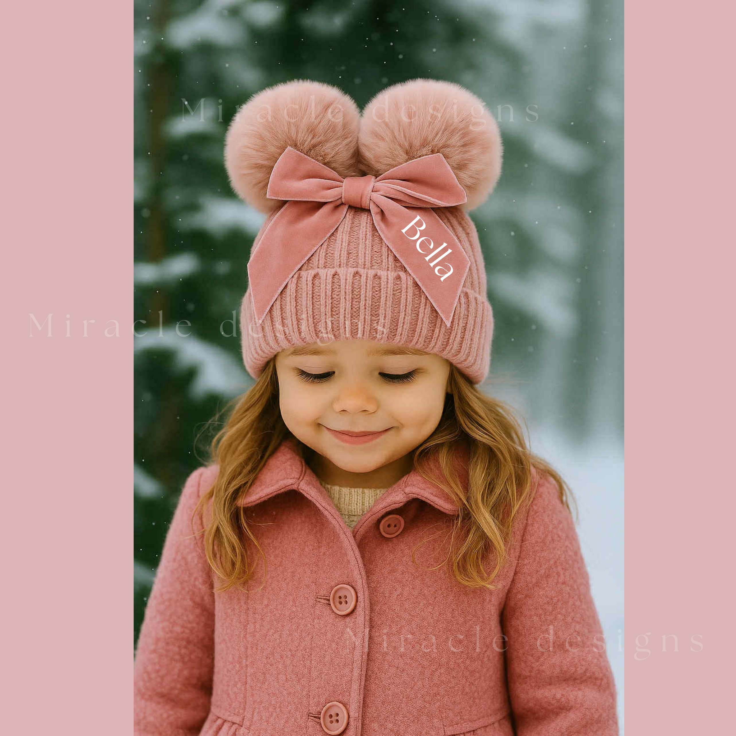 Double pom pom hats