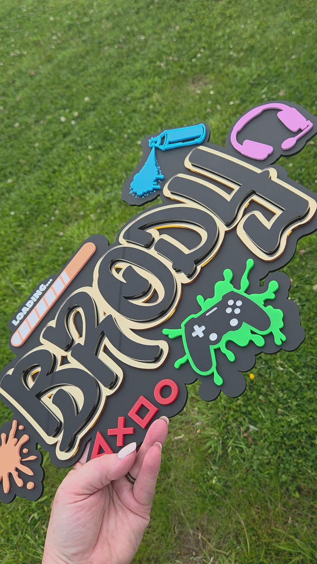 Gamer sign