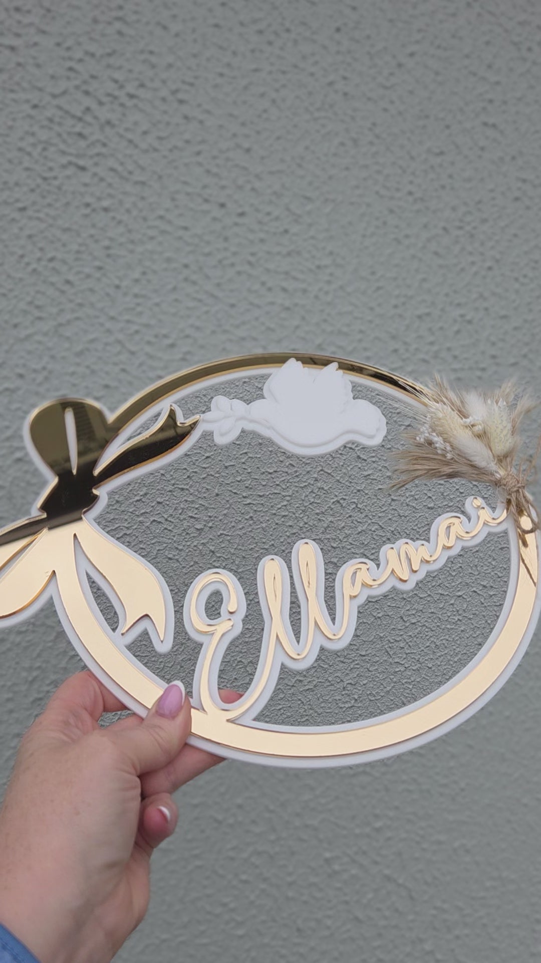 Personalised Name hoop