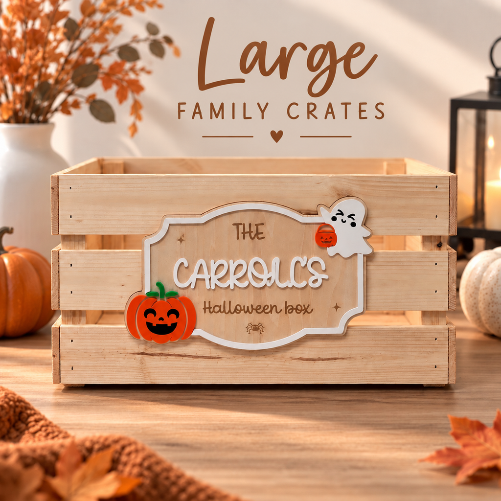 Personalised Halloween Crate