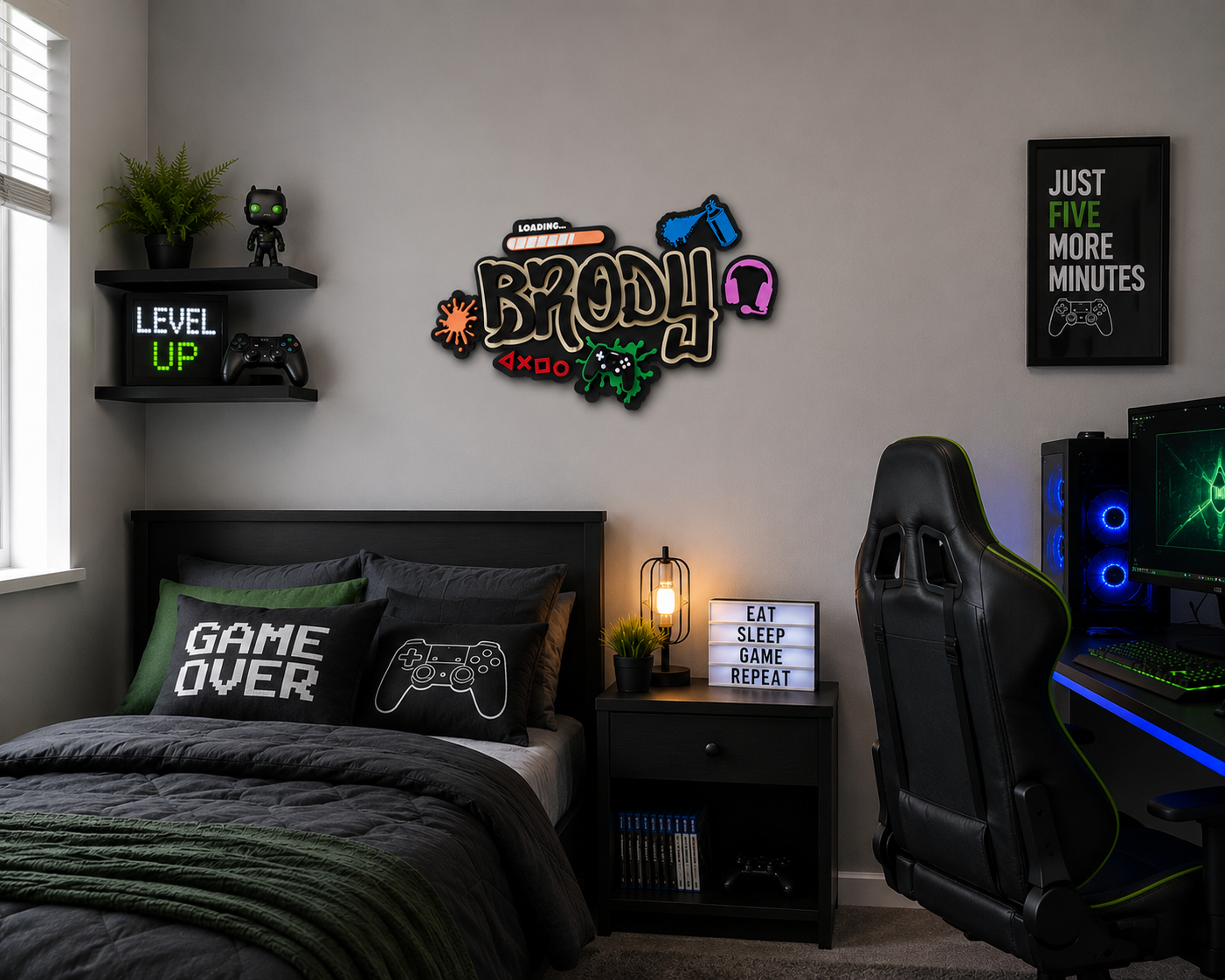 Gamer sign