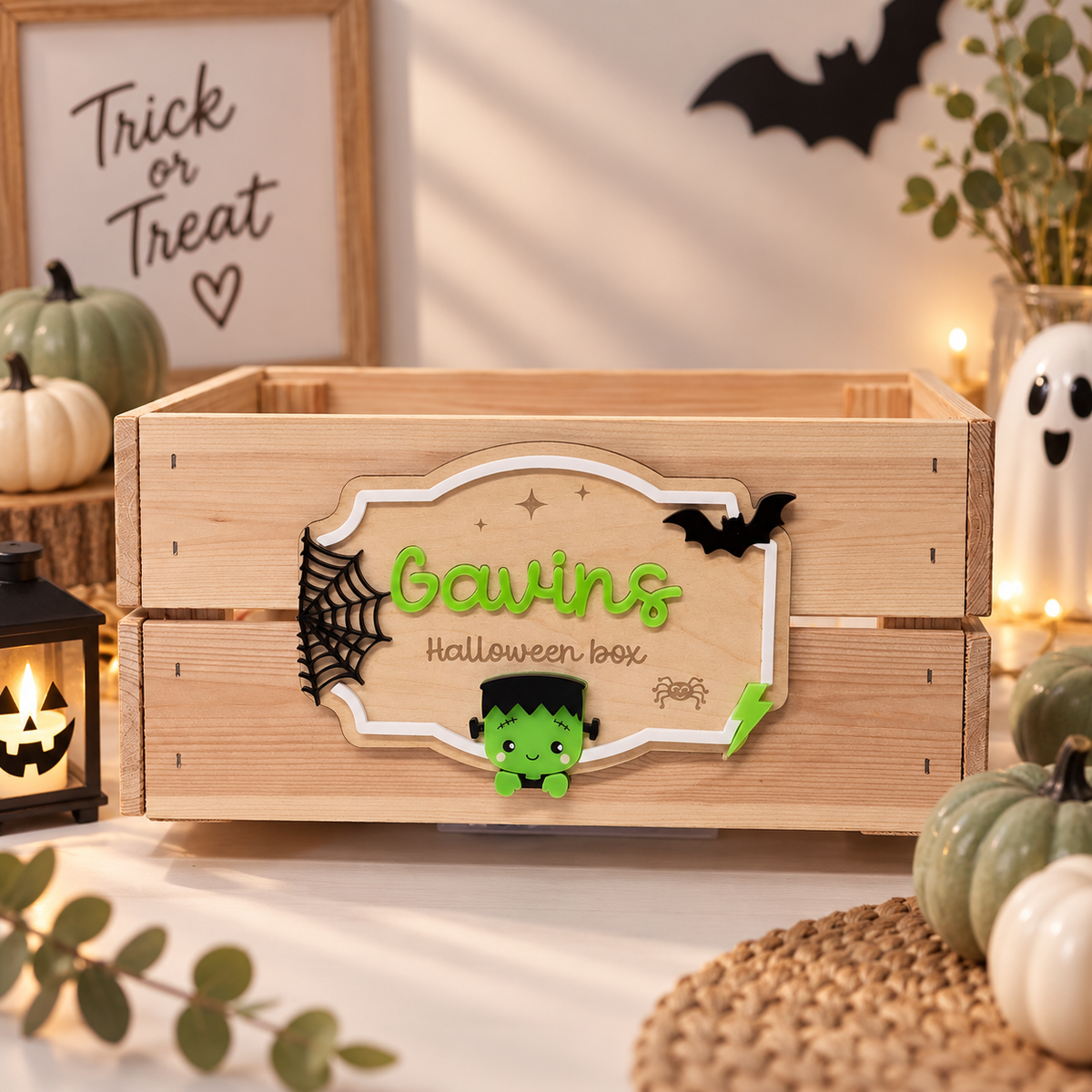 Personalised Halloween Crate