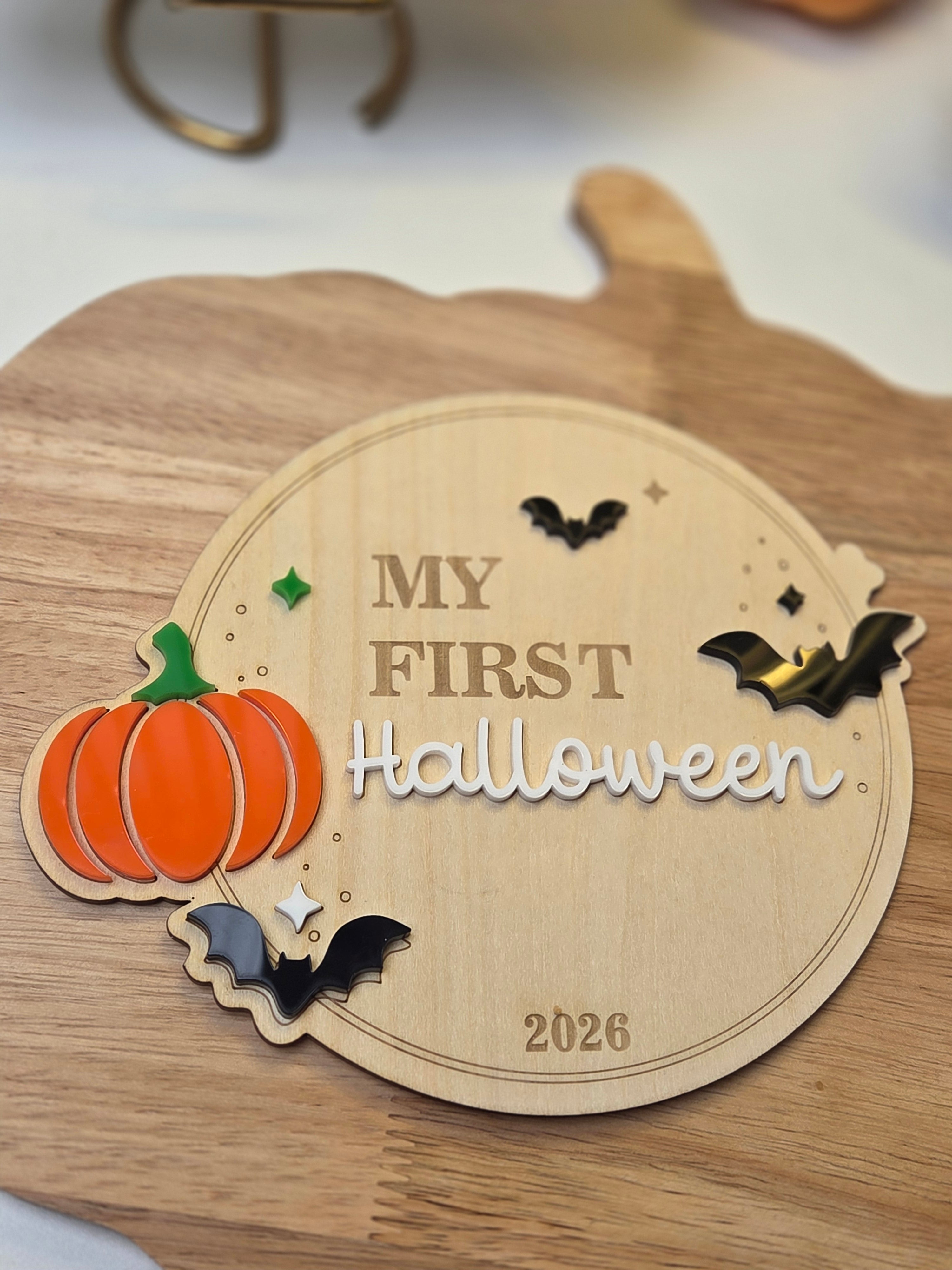 🎃 My First Halloween Personalised Sign 👻