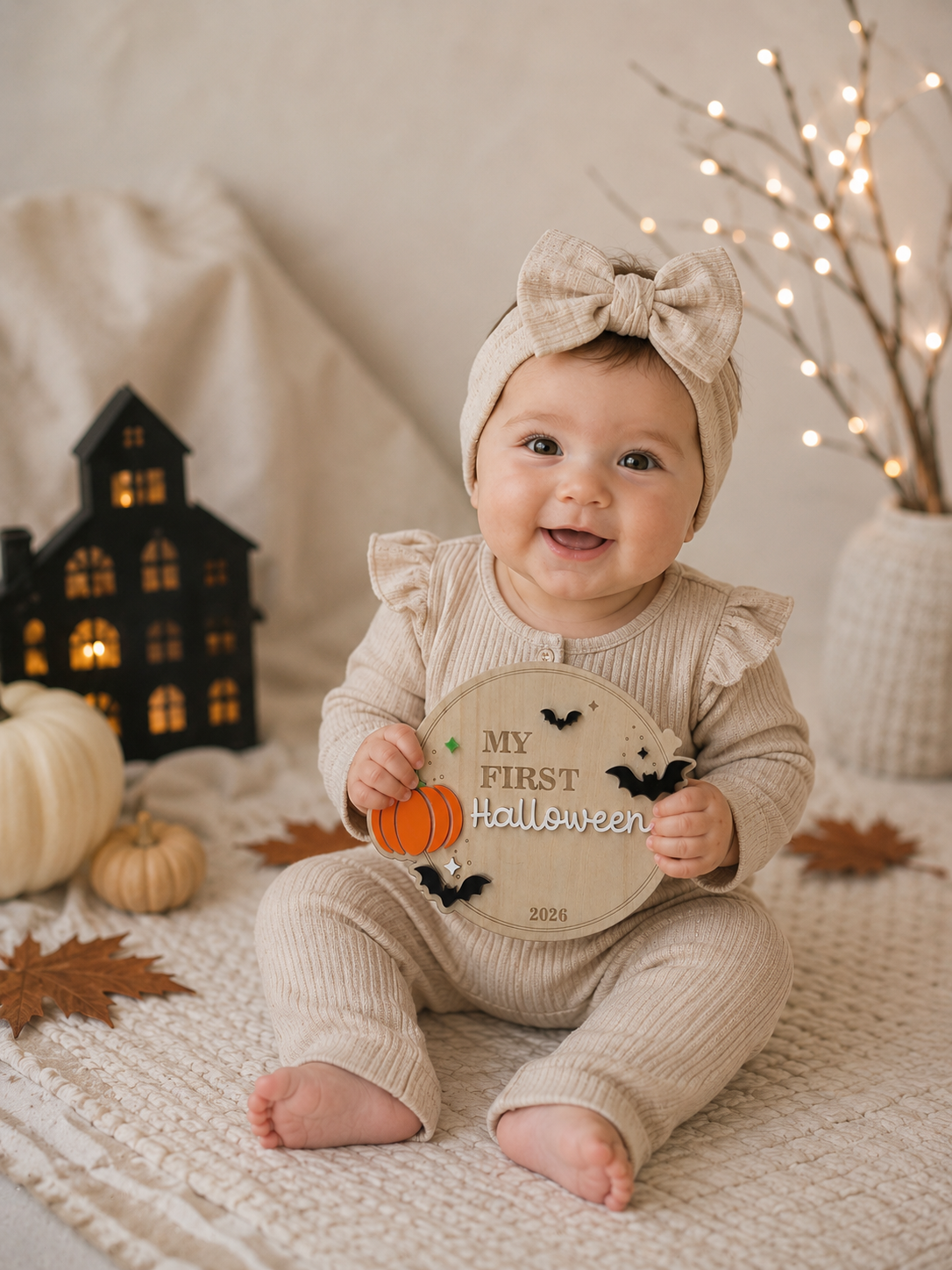 🎃 My First Halloween Personalised Sign 👻