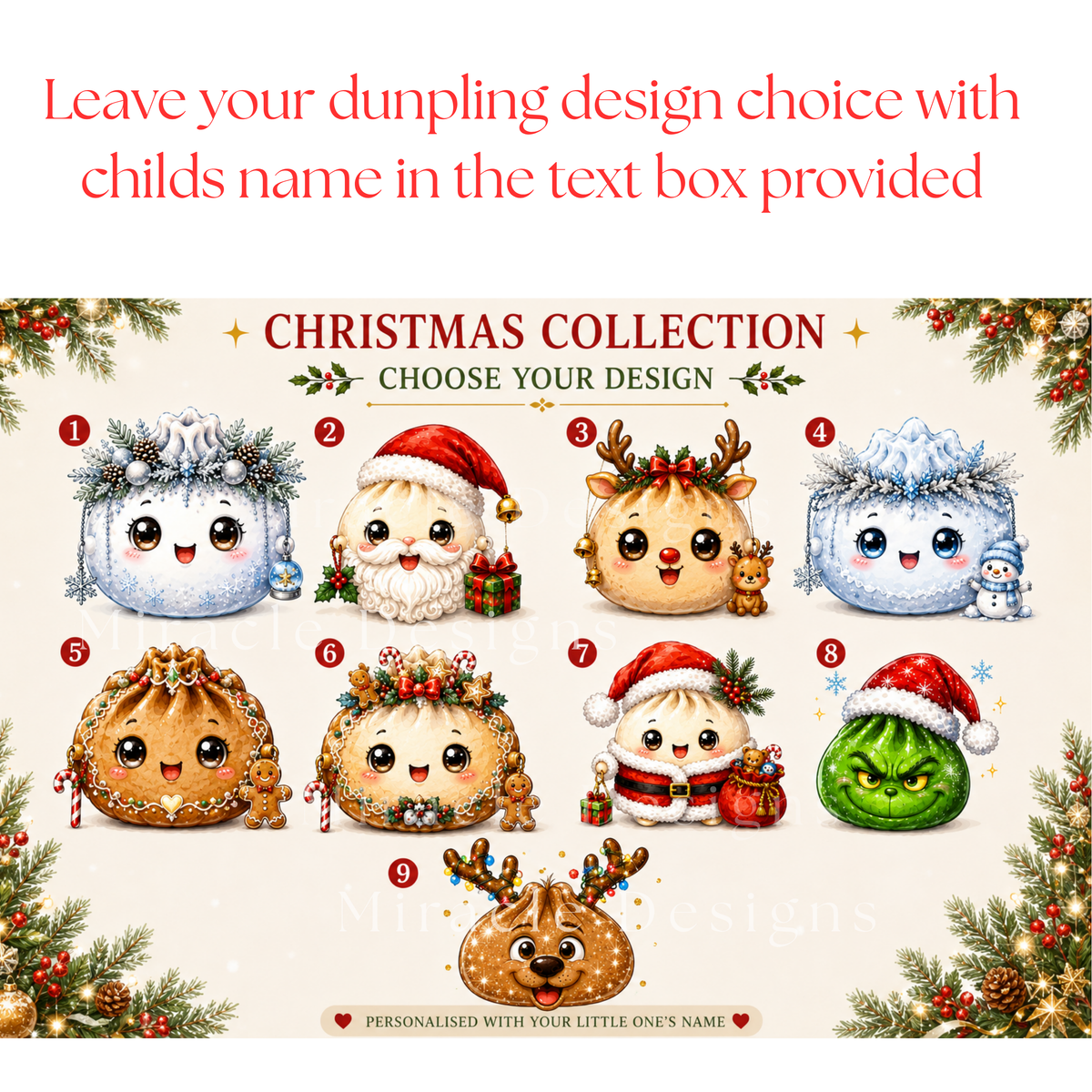 Pre order Dumpling pjs (DEPOSIT)