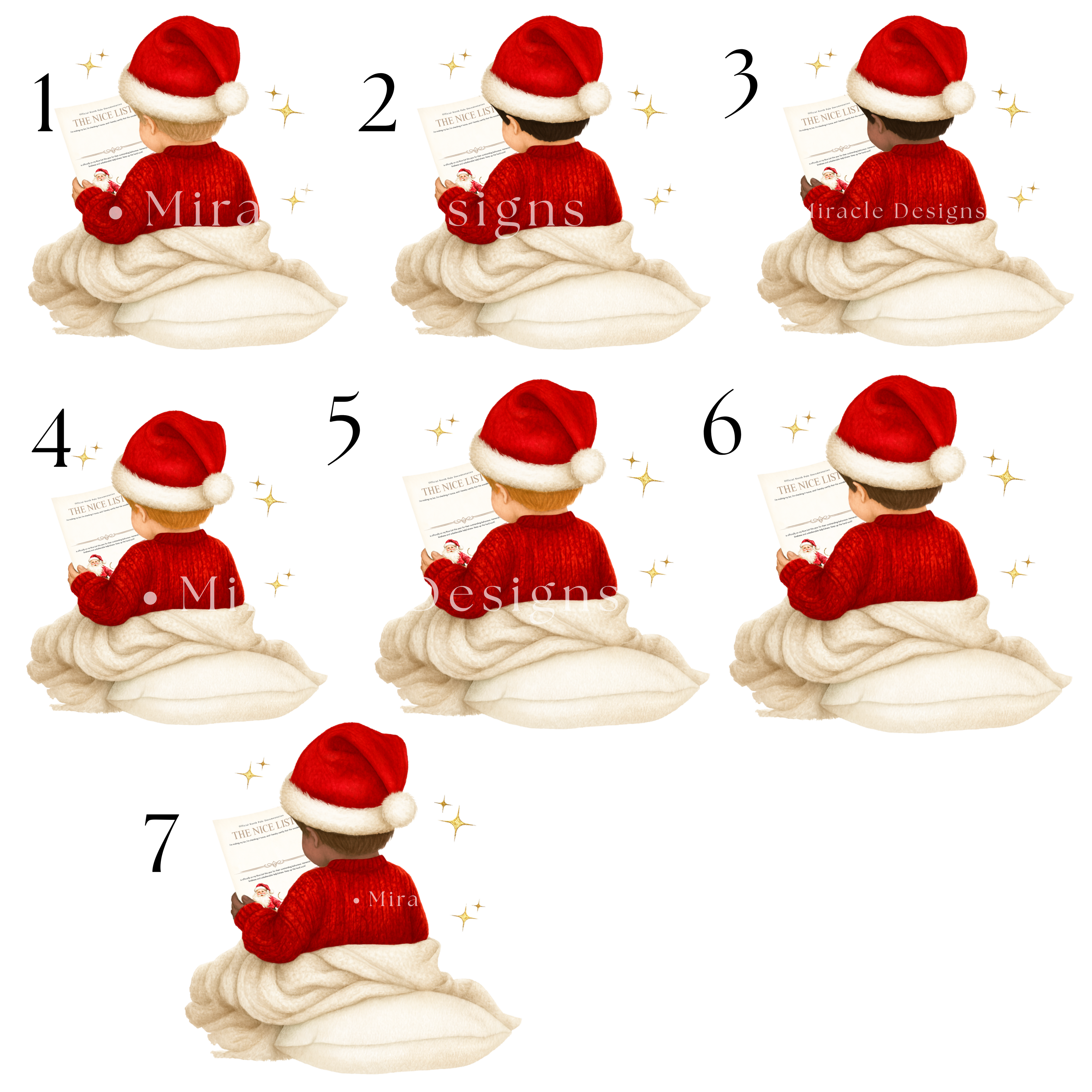 Luxury Christmas eve magnetic boxes