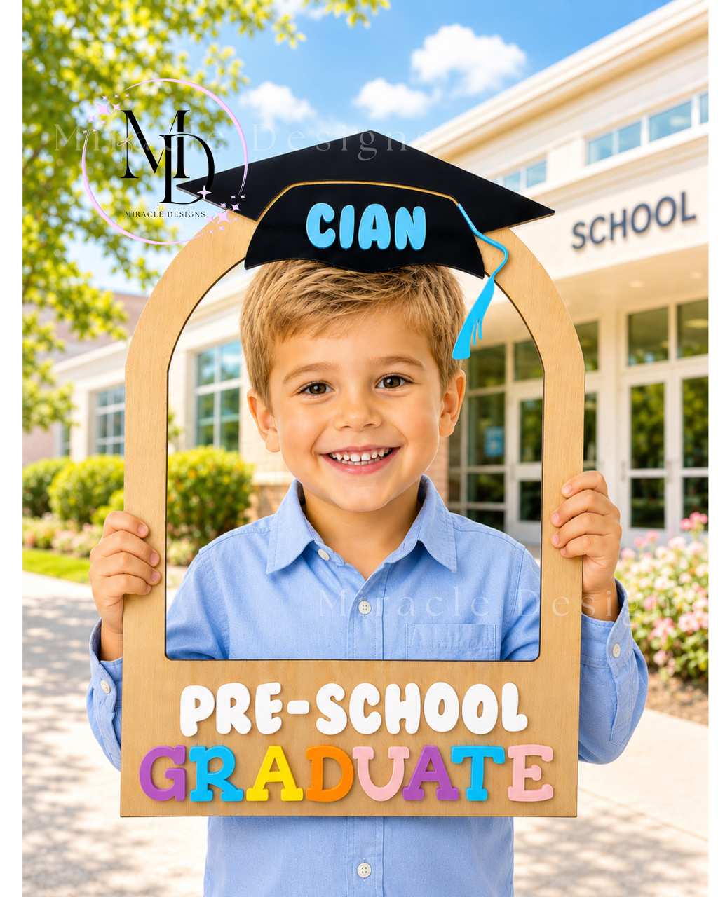 🎓 Preschool Graduation Selfie Frame 🎓