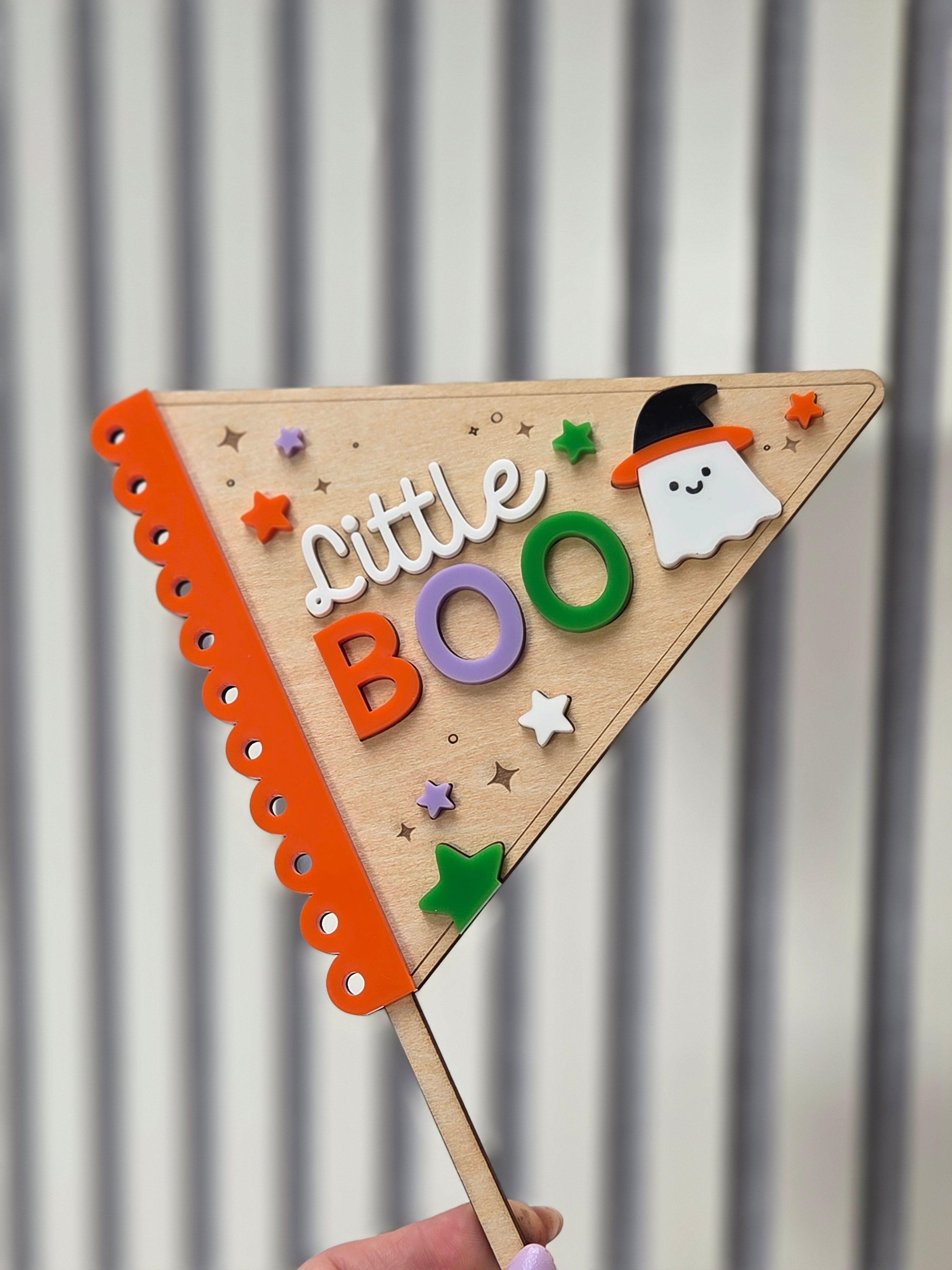 Little BOO handheld flag