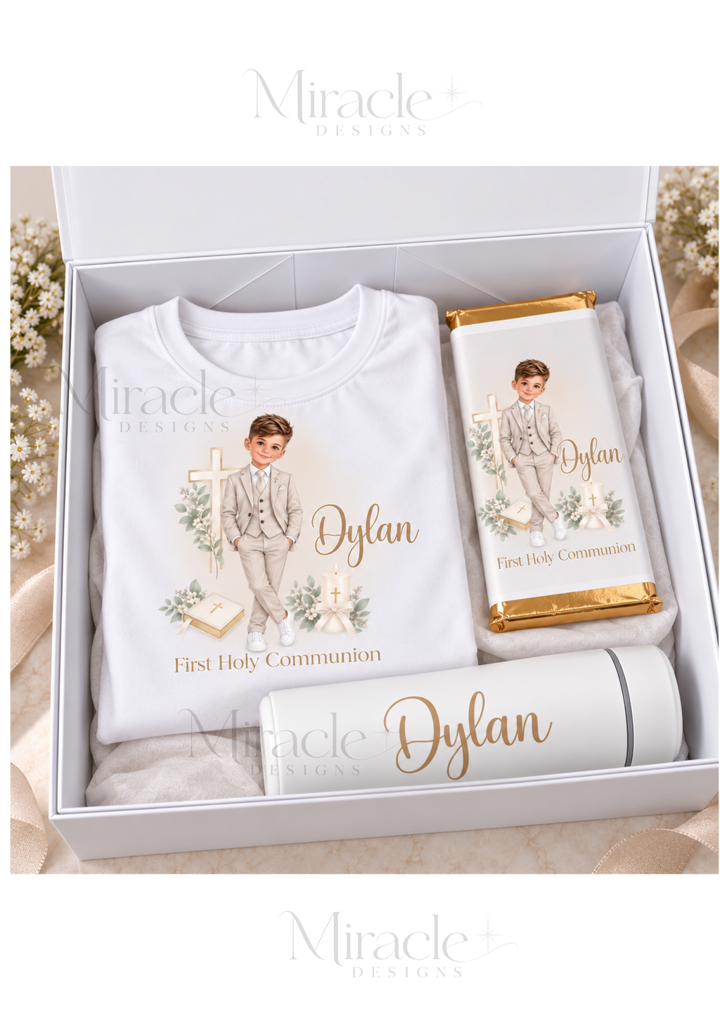 Boys’ First Holy Communion Gift Box Set ( Pre order deposit)