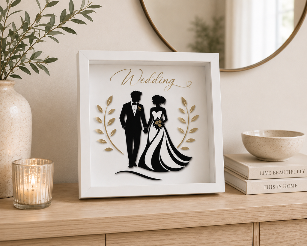 Wedding shadow box