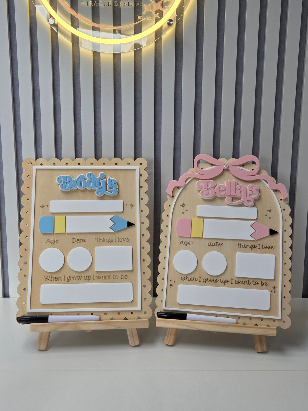 Personalised First Day of School / Preschool Sign