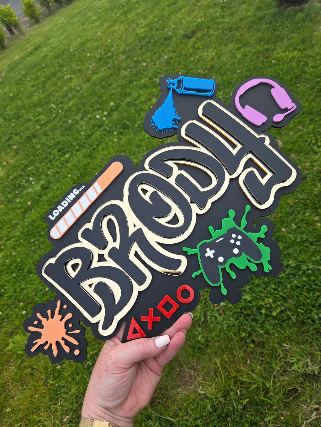 Gamer sign