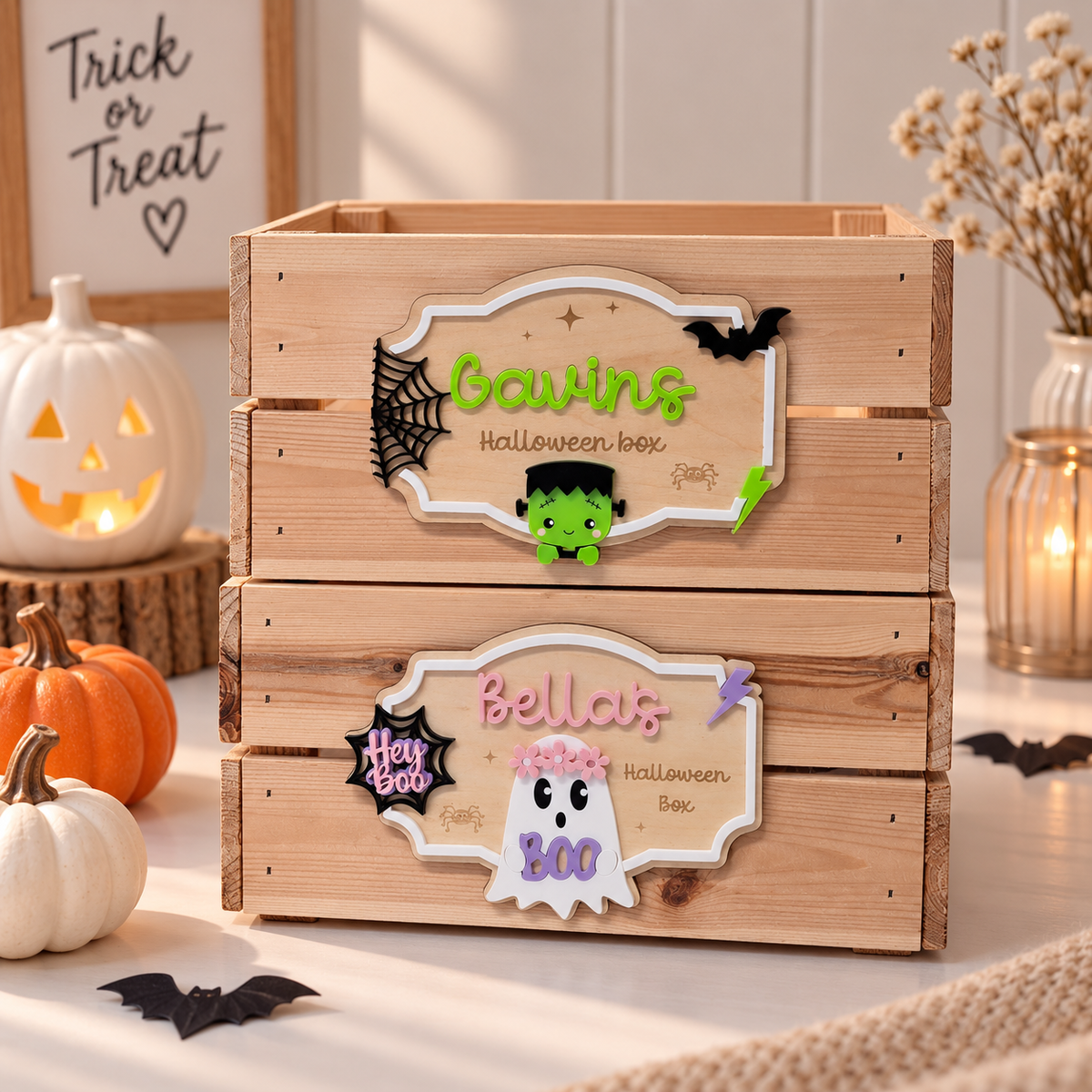 Personalised Halloween Crate