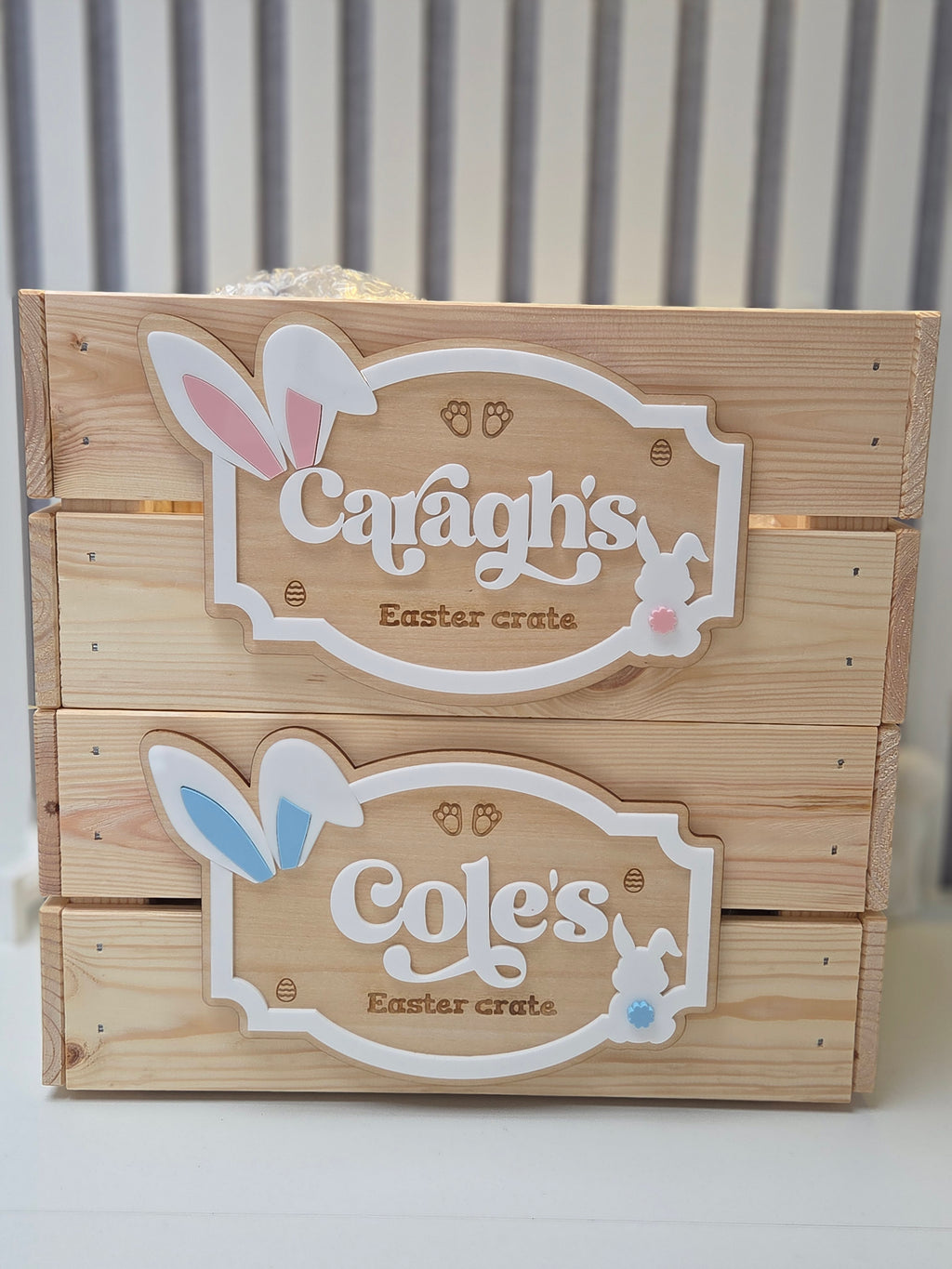 Extras seasonal plaques for Crates